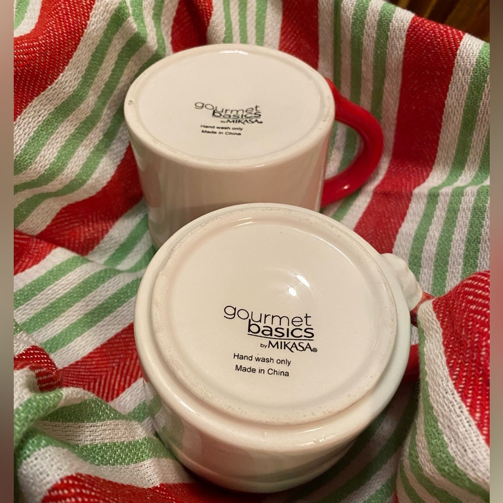Cute set of snowman stackable mugs - Picture 3 of 5